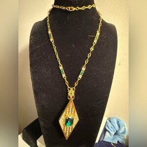 JBK (Jacqueline Bouvier Kennedy) Camrose & Kross Art Deco Necklace